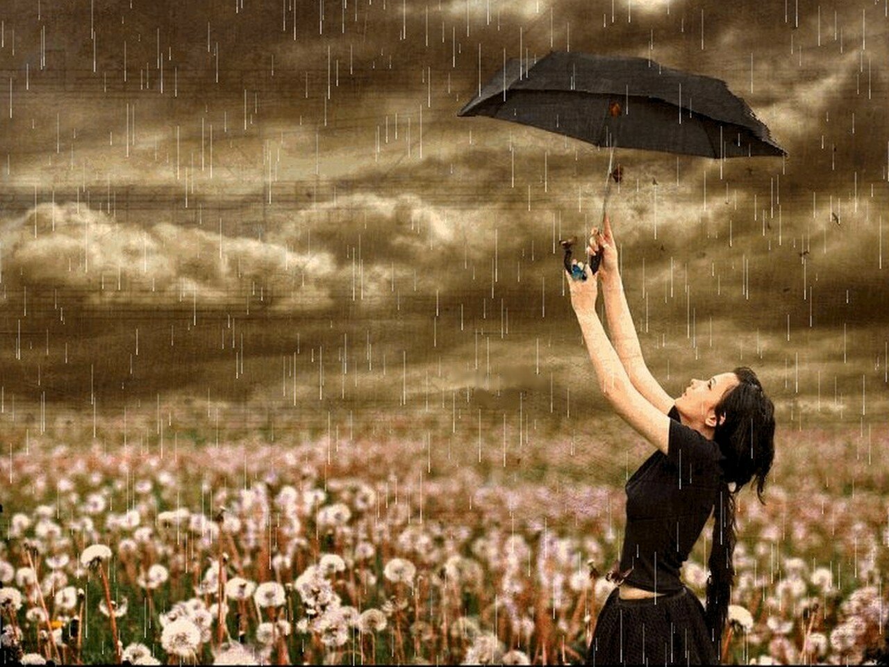 Cute Girls in Rain HD Images5 (1)