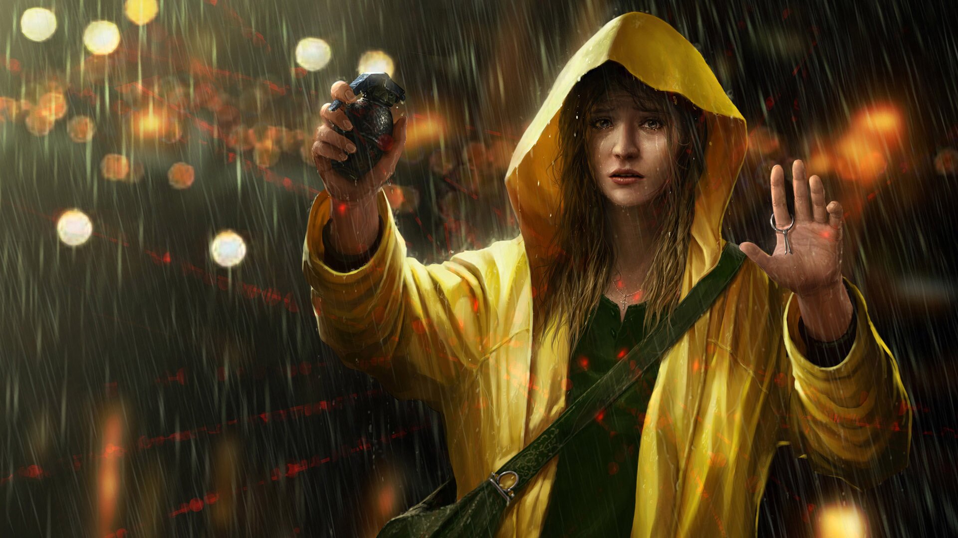 Cute Girls in Rain HD Images5 (4)
